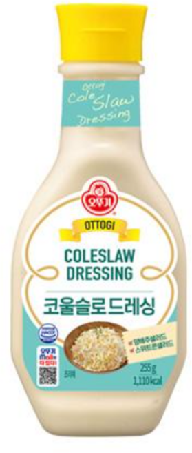 오뚜기 코울슬로드레싱 255g, 9개