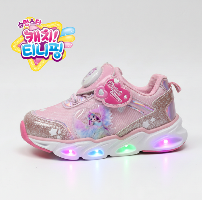 스텔캐치티니핑 스텔라 하트 라이팅 메쉬 운동화