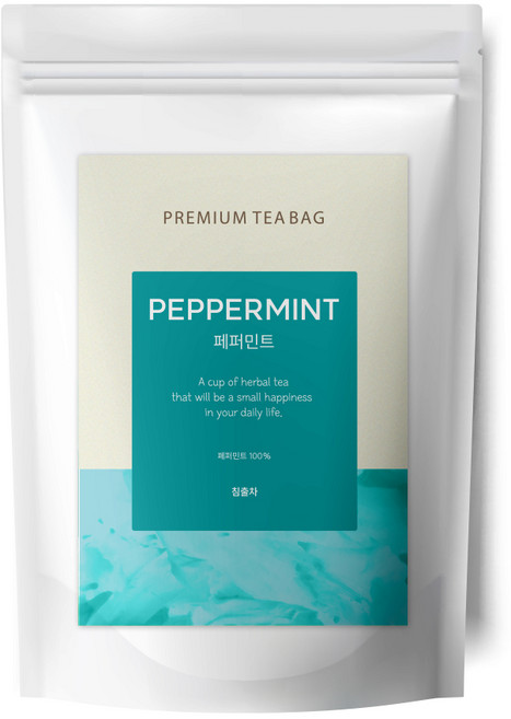 유리아 페퍼민트 삼각티백, 1.2g, 100개입, 1개