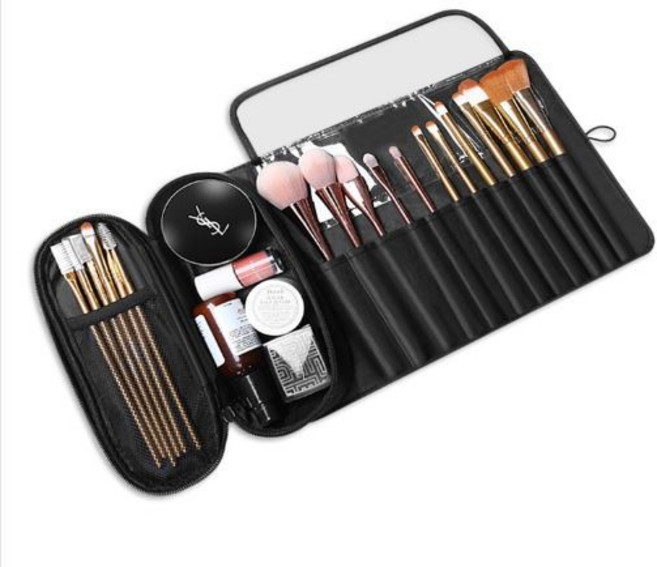 대용량 화장품 브러쉬 방수 롤백 케이스
