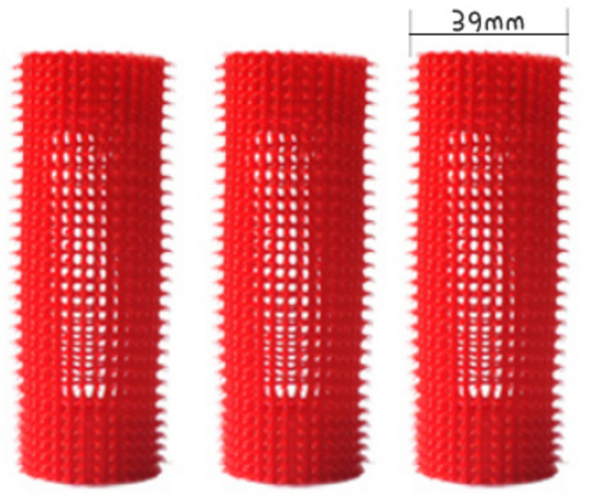 모리스 제트세트 이지그립 헤어롤, 롱사이즈 레드(3입), 1개