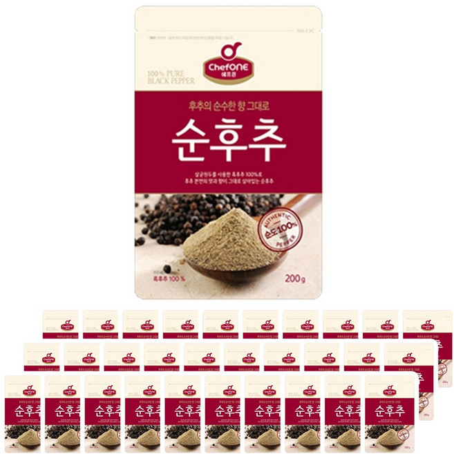 쉐프원 순후추 200g 30개