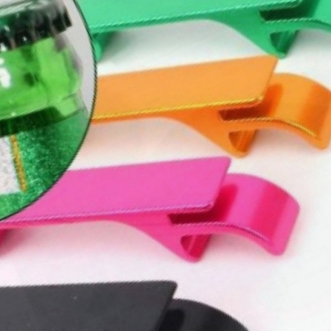 컬러 오프너 열쇠고리 병따개 휴대용 캔 오프너 키홀더, 1개