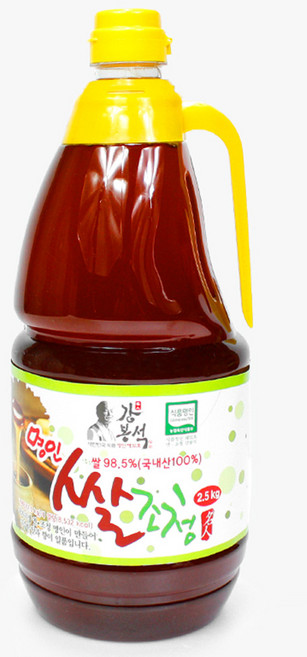 국산쌀조청 2.5kgX6개 명인강봉석조청 두레촌, 2.5kg, 6개