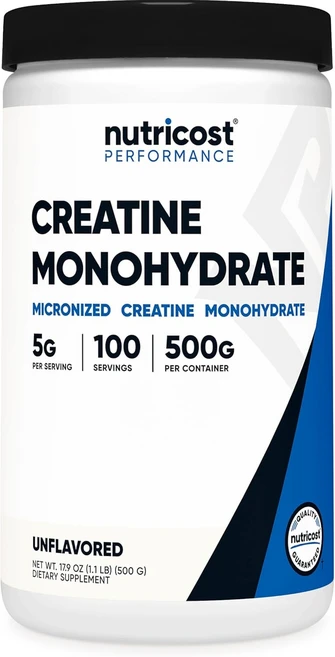 뉴트리코스트 크레아틴 모노 500g, 무향, 1000그램, 1개 - 쿠팡