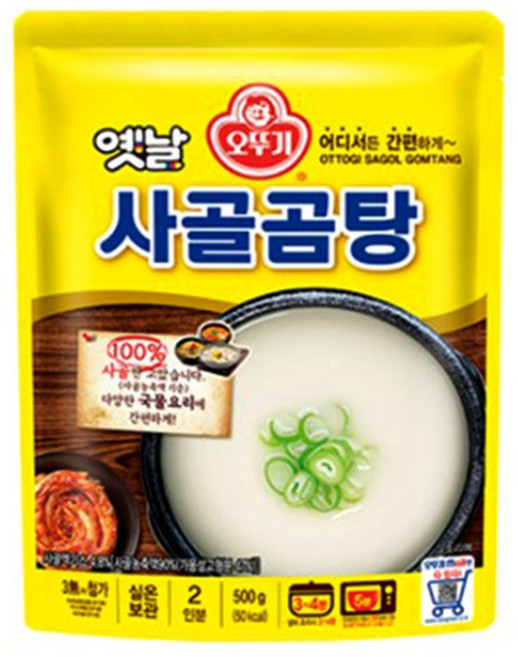 오뚜기옛날 사골곰탕, 500g, 3개