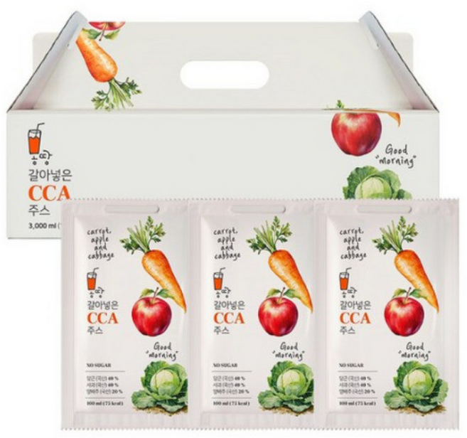 몽땅 갈아넣은 CCA 주스, 100ml, 90개
