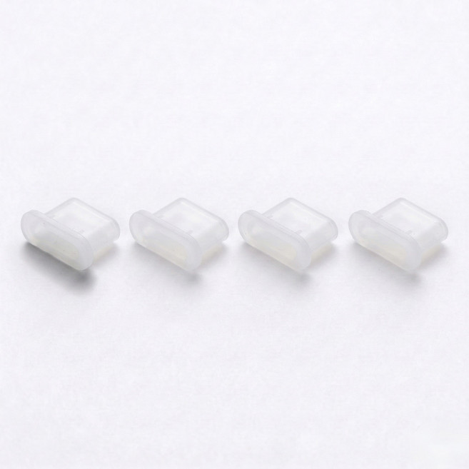 [위너] 실리콘 먼지마개, 4개, C타입, 투명