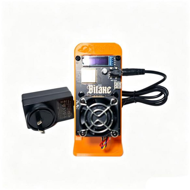 2026 최신 Bitaxe Gamma 601 암호화폐 채굴기 2th 25W 소스 비트코인 전원 공급 장치 포함 Solo Miner, AU plug 1