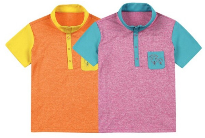 [콜핑] 여아동 속건성 쾌적한 착용감 등산 반팔 카라 티셔츠 1542TK704G