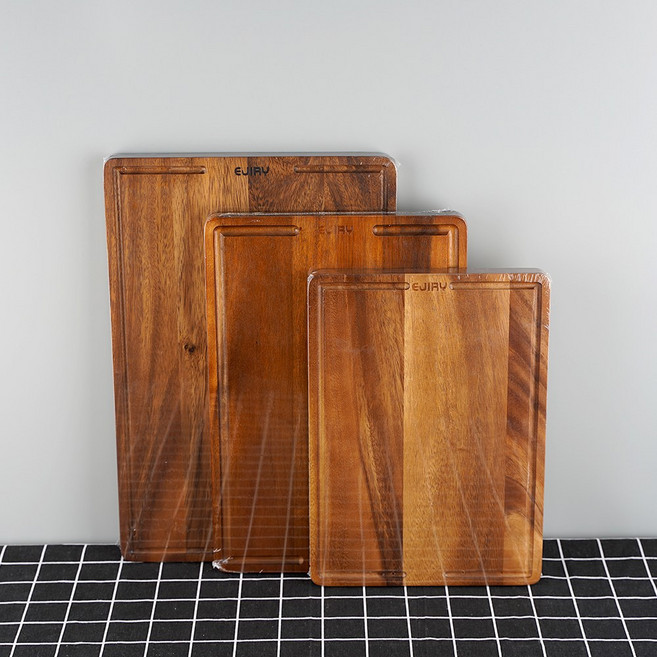 에지리 아카시아 사각 표준도마 (소 중 대) 천연원목도마, 1개