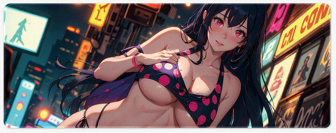 시티2 미소녀 AE 게이밍장패드 800x300x4mm, AE 08 L(800x300x4mm), 1개