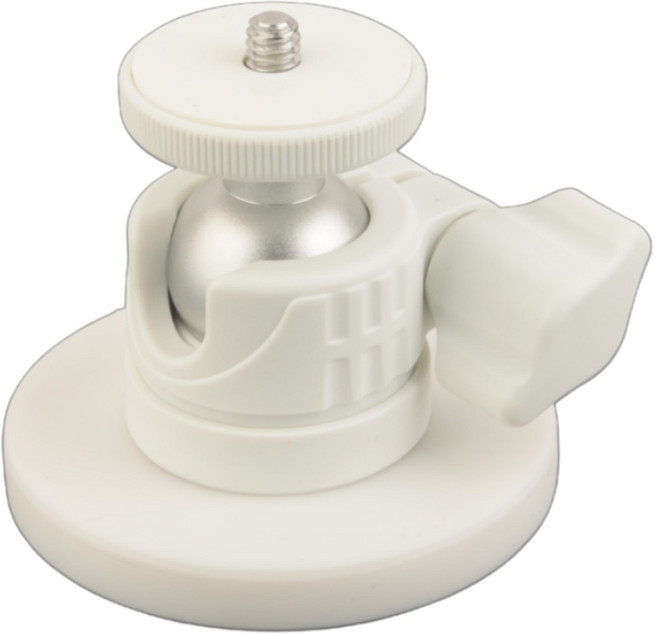 아이오트 자석거치대 홈캠거치대 무타공 cctv거치대, 1개, MBW200/화이트