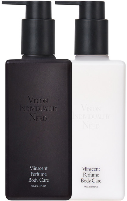 비인센트 어도러블 향기좋은 향수 퍼퓸 바디워시 바디로션 세트, 1개, 300ml