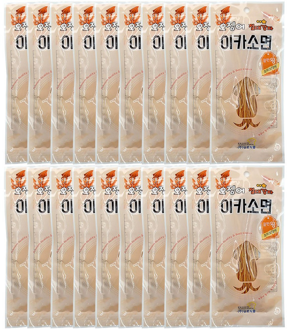 이카 소면, 18g, 20개
