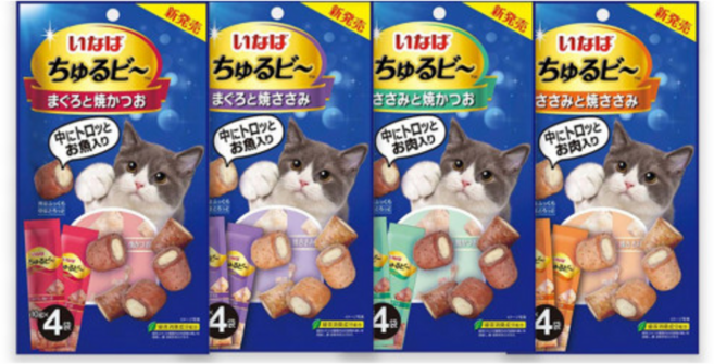 이나바 챠오 츄르비 4종 콤보세트, 1세트