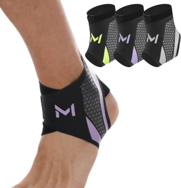 맥스가드 테이핑 발목보호대, 퍼플, 2개