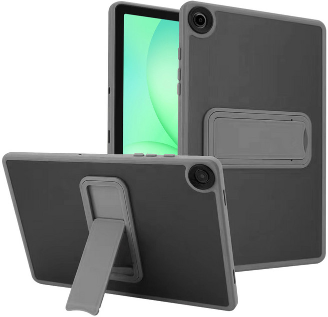 스냅케이스 갤럭시탭 매트릭 범퍼 거치대 케이스, 그레이, 1개