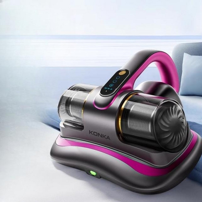 투인원 무선 진드기제거 가정용 침구청소기, 허리케인 프로 무선 퍼플