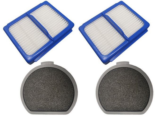 PUREBURG 伊萊克斯Q9吸塵器HEPA濾網芯 2入組 適用PQ91-3EM/3BW PQ92-3BWF EFS71423, 1套, PUREBURG 伊萊克斯Q9