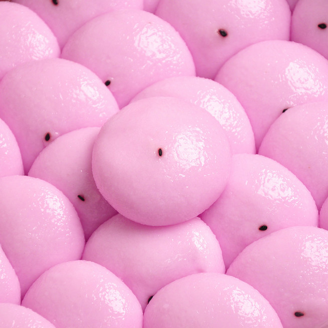 [푸르젠] 당일생산발송 고구마 잔기지떡, 30개, 30g