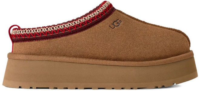 어그 타즈 플랫폼 솔 자수 슬립온