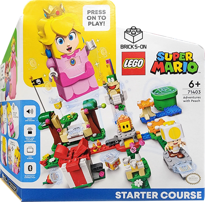 레고 슈퍼마리오 71403 피치 공주 스타터팩, 혼합색상, 1개