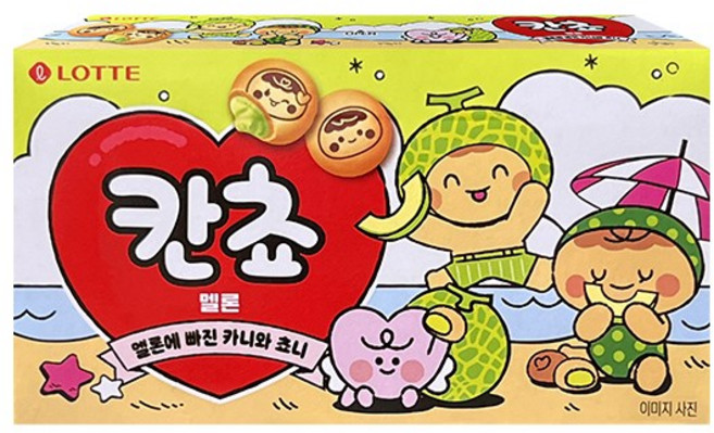 롯데 칸쵸 멜론, 54g, 12개