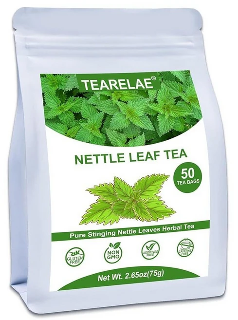 TEARELAE - 쐐기풀 잎차 1.5g x 50개 프리미엄 티백 GMO 프리 카페인 220134, TEARELAE - 쐐기풀 잎차 1.5g x 50개 프, 50 Count (Pack of 1), 1개, 75g - 쿠팡