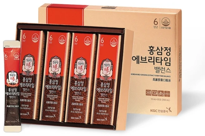 정관장 홍삼정 에브리타임 밸런스 10ml x 20개입 3박스, 1박스 - 쿠팡