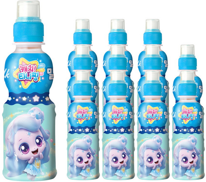 웅진 캐치 티니핑 밀크맛 200ml, 12개