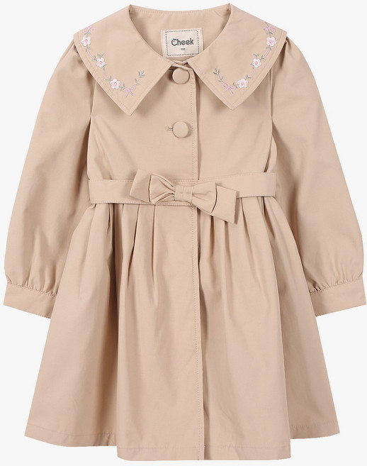 [치크] 자수 카라 트렌치 코트 CKJA2611G_7358