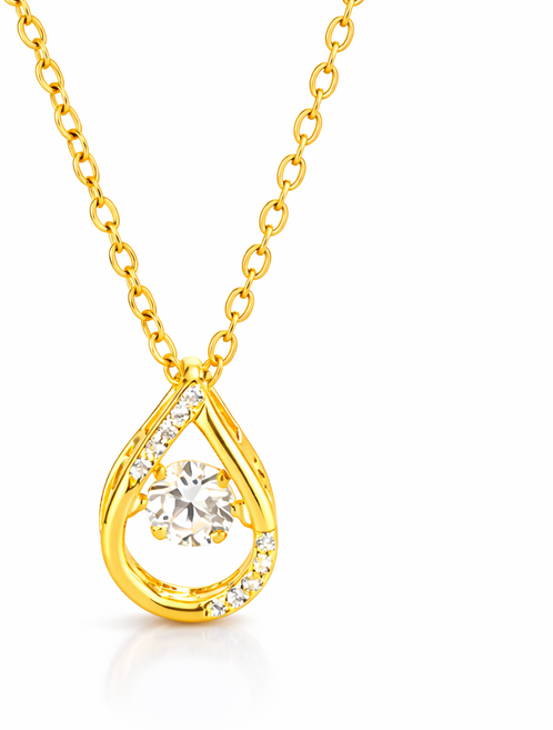 데일리나라 14k 물방울 목걸이 댄싱목걸이