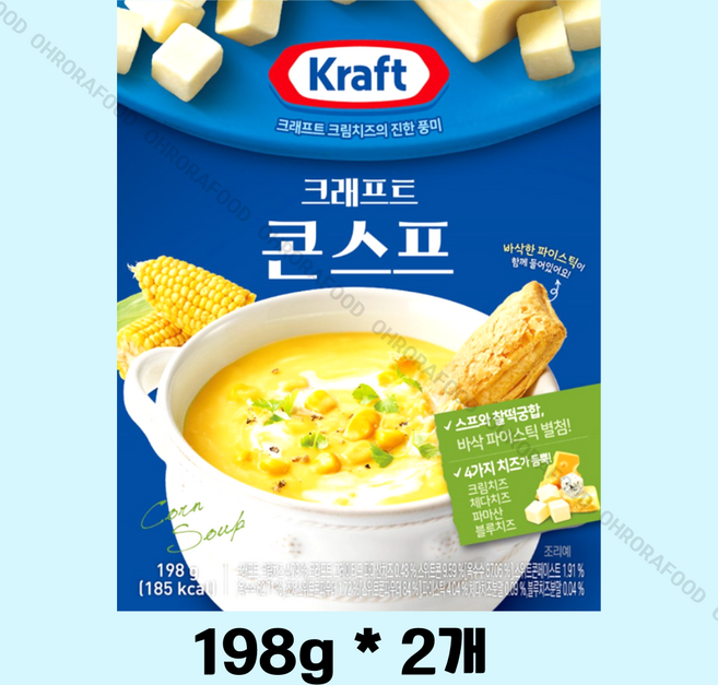 삼립 크래프트 콘 스프, 198g, 2개