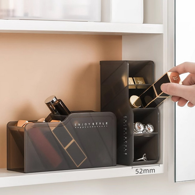 데일리공감 립스틱 앤 연필꽂이 브러쉬 정리함 화장품정리 필기구정리 다용도정리, 2개