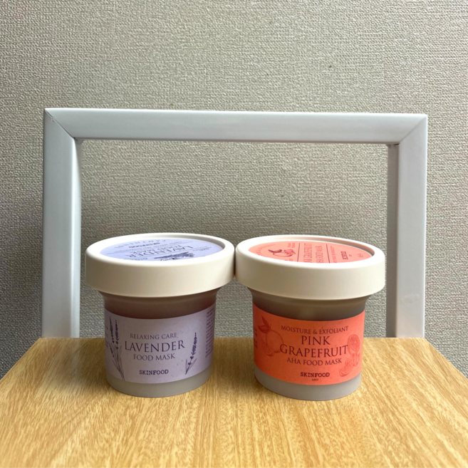 스킨푸드 라벤더 푸드마스크 120g + 핑크자몽 푸드마스크 120g 1+1