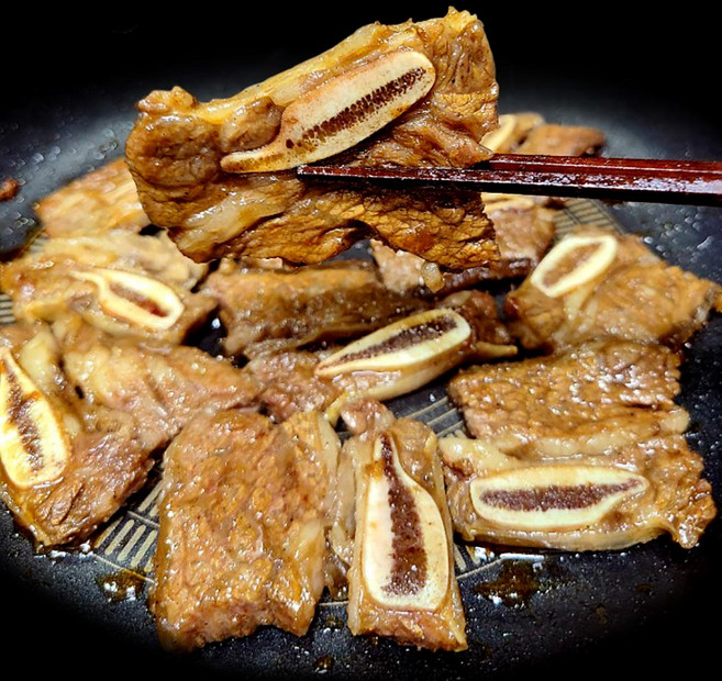 이조푸드 블랙앵거스 LA양념갈비 5kg (대용량) 꽃갈비살 미국산 LA갈비 초이스등급 (무료배송) 명절선물 추석 세트 설 선물, 1개