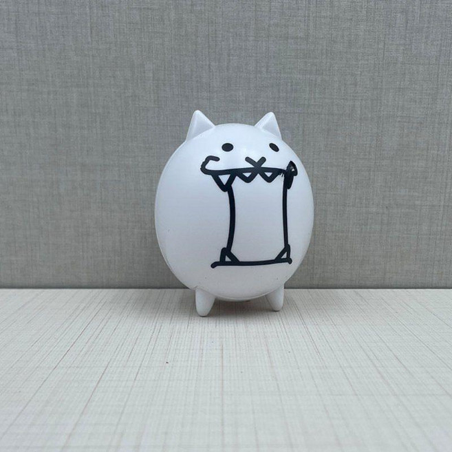 냥코 대전쟁 피규어 고양이 빌더 스모 도둑 가챠 굿즈 캡슐토이, 키 약 10cm