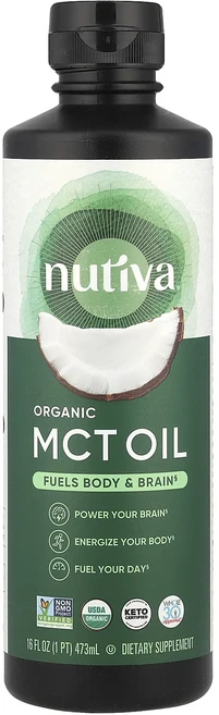 절실히 몸관리가필요한시기 Nutiva 유기농 MCT 오일 473ml(16fl oz) 프리미엄할인상품입니다, Nutiva유기농MCT오일473ml16floz, 1, 473ml - 쿠팡