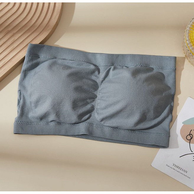 無肩帶抹胸內衣 隱形美背防走光 一片式打底胸墊 均碼