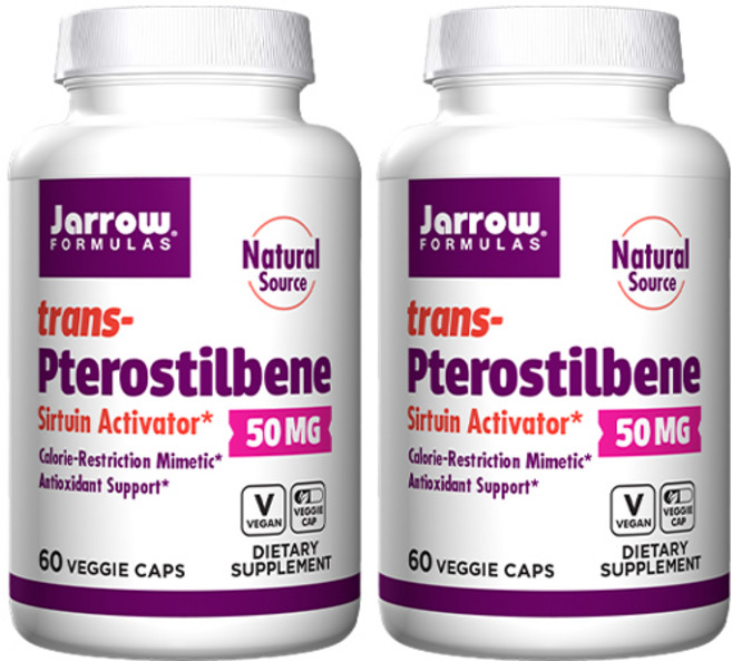 재로우포뮬러스 트랜스 프테로스틸벤 50mg 60캡슐 2통, 60정