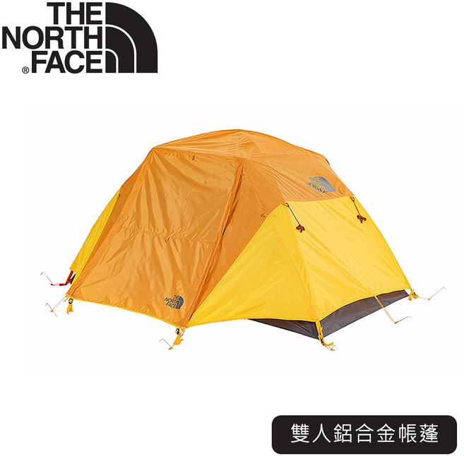 The North Face 雙人鋁合金帳篷 (黃) 攻頂帳 登山帳 自立帳, OS, 黃