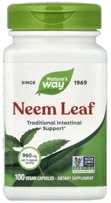 네이처스 네이처 웨이 님 리프 잎 Neem Leaf 100캡슐 - 쿠팡