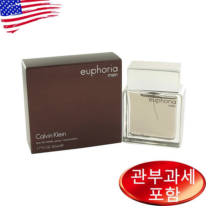 캘빈클라인 유포리아 멘 오 드 뚜왈렛 스프레이, 50ml, 1개