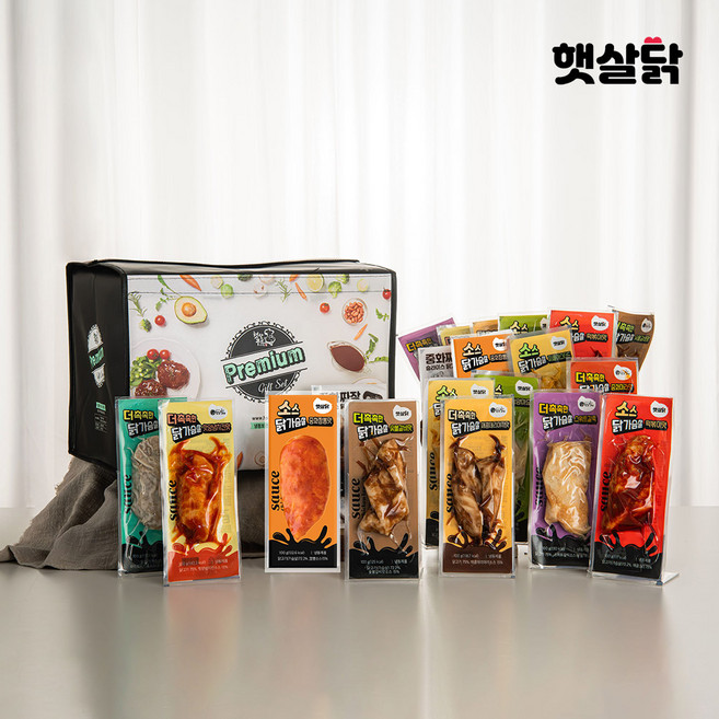 [꽉찬시장] 햇살푸드 햇살닭 닭가슴살 선물세트 2호 / 명절 설선물 직원선물, 1개