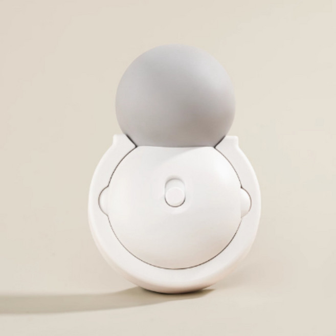 만다린망고 회전 도어스토퍼 원형 손끼임방지 문닫힘방지 방문 도어쿠션, 화이트, 1개