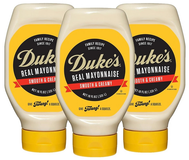 듀크 Dukes 오리지널 부드러운 크리미 리얼 마요네즈 531ml 3개
