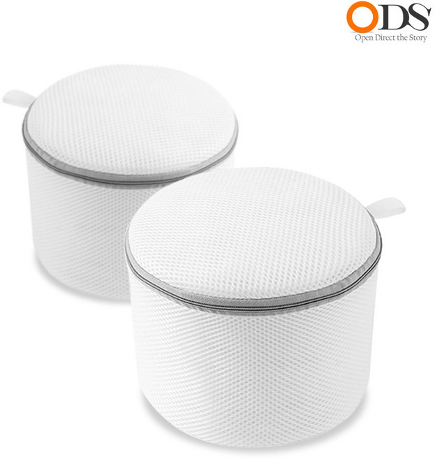 도매토피아 오디스 원형 세탁망, 혼합색상, 2개