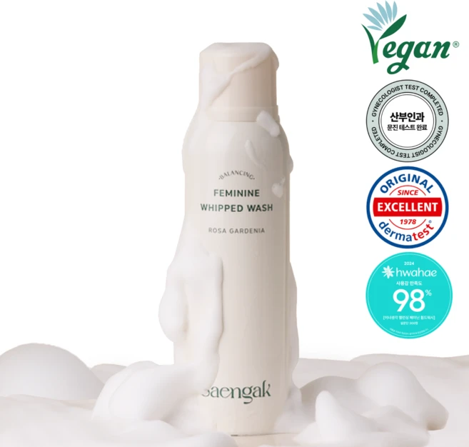 이너생각 밸런싱 페미닌 휩드워시 유산균 함유 여성청결제 180ml, 1개 - 쿠팡