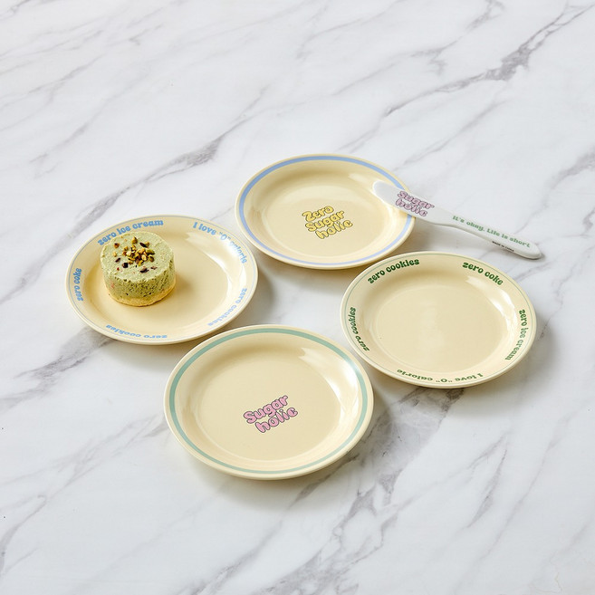 모던하우스 제로슈가홀릭 접시D15.5 4P 세트 CA3625021, 상세설명참고, 1개